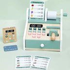 Caisse enregistreuse en bois Montessori – Apprendre en jouant !