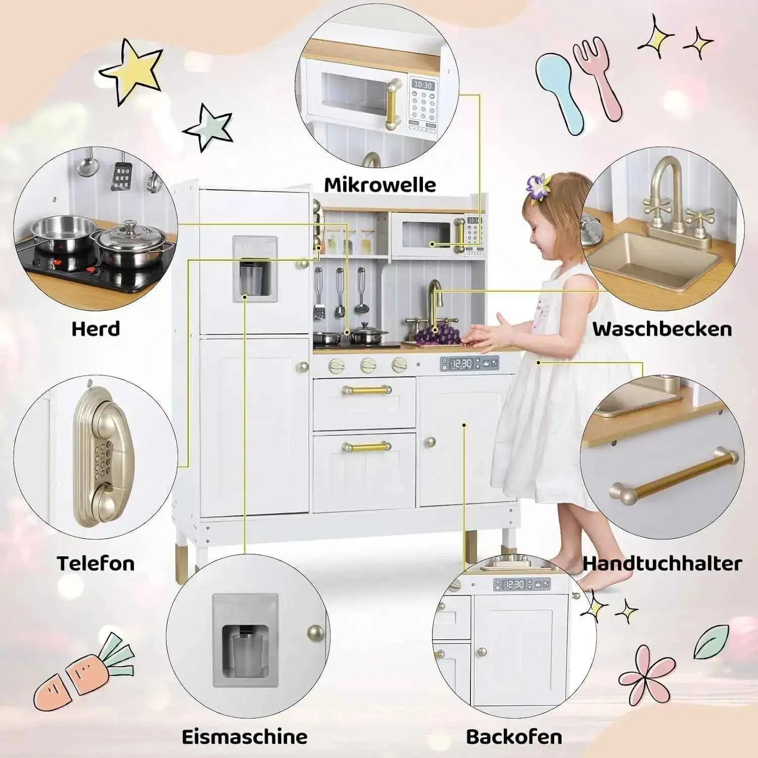 Cuisine en bois pour enfants -MaisonL&D