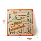 Labyrinthe Magnétique Montessori – Couleurs & Chiffres | Jeu d’Éveil Éducatif