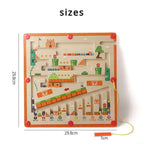 Labyrinthe Magnétique Montessori – Couleurs & Chiffres | Jeu d’Éveil Éducatif