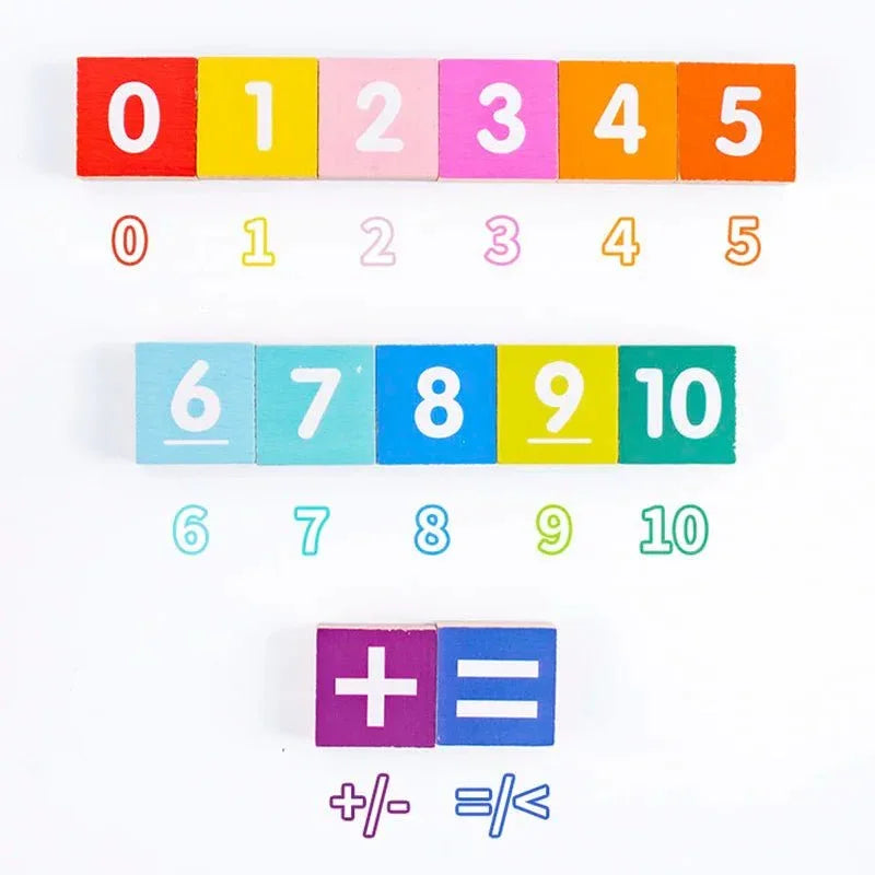 Bâtons de Comptage et Apprentissage des Chiffres - Maison L&D