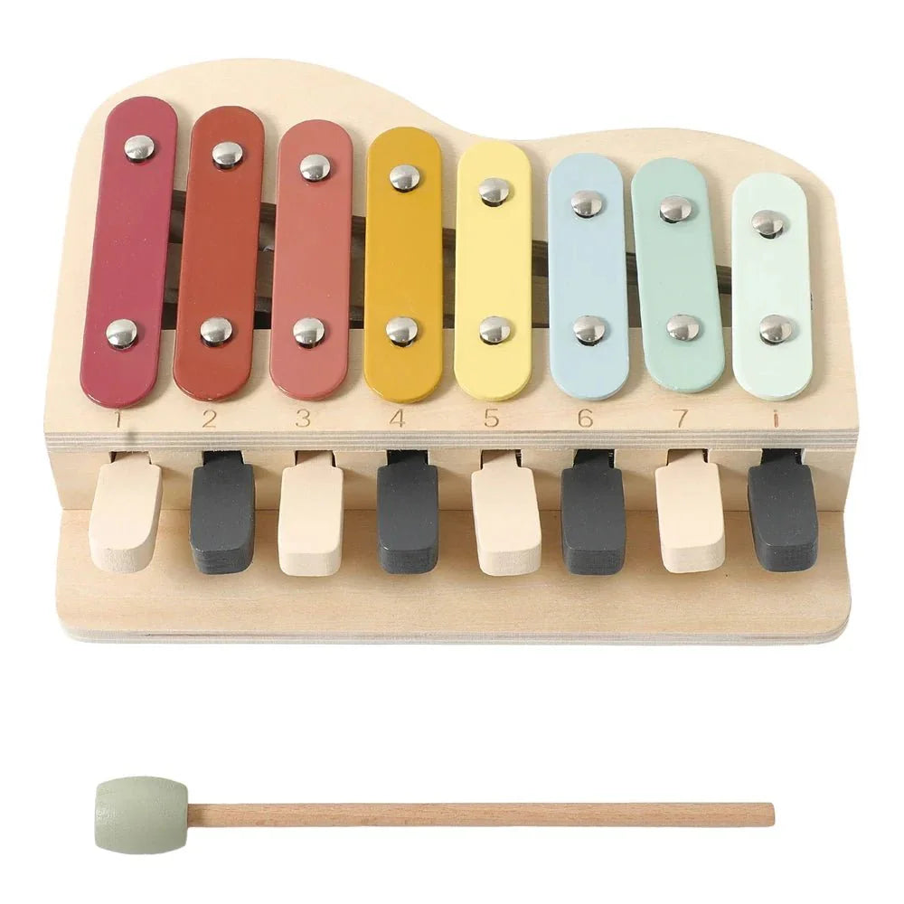 Jouet Musical en Bois Montessori – Piano, Xylophone et Instruments Éducatifs - Maison L&D