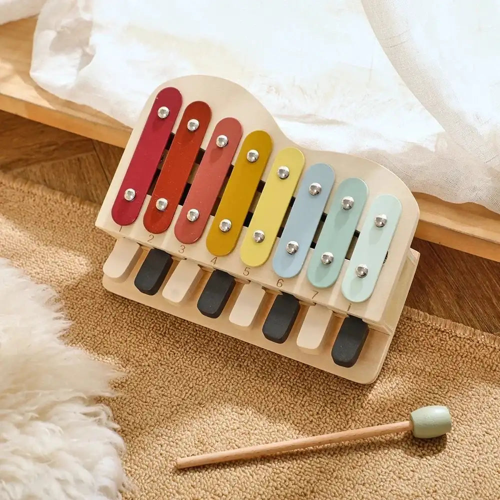 Jouet Musical en Bois Montessori – Piano, Xylophone et Instruments Éducatifs - Maison L&D
