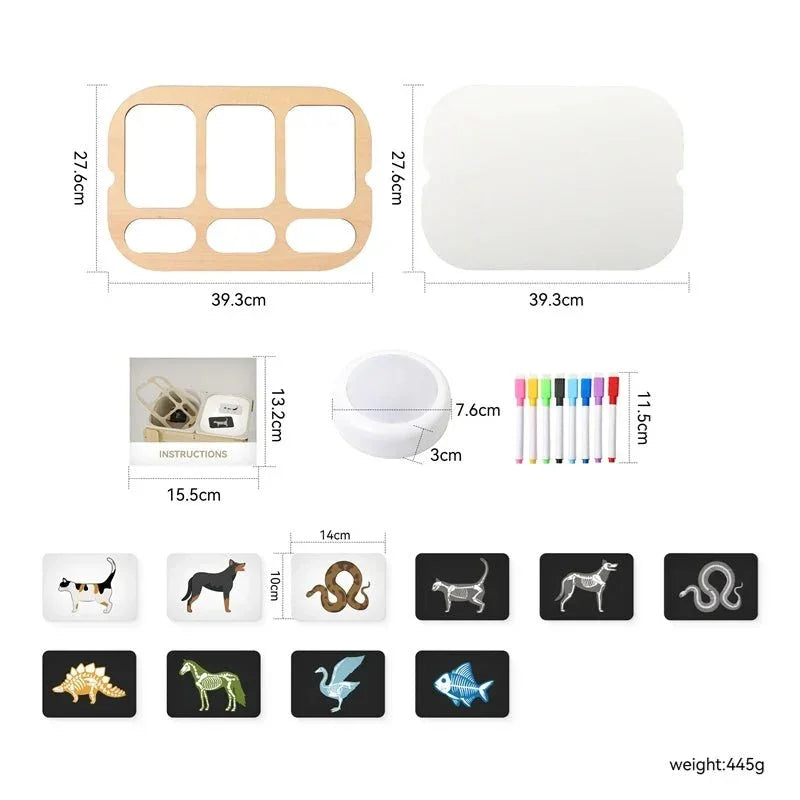 Tableau Sensoriel Montessori en Bois - Maison L&D