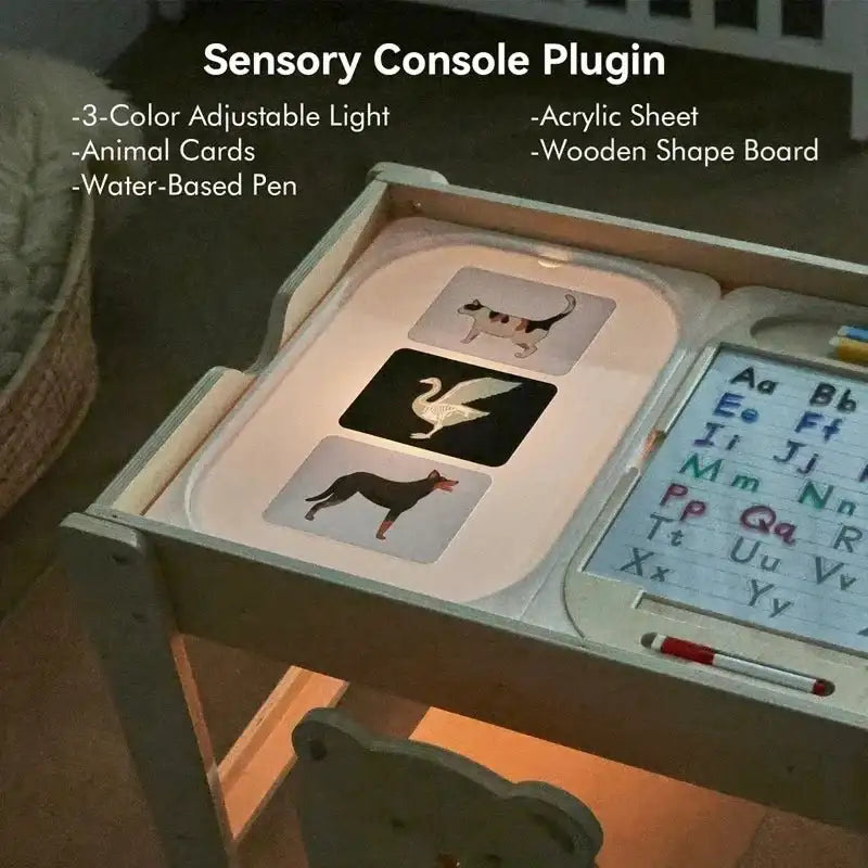 Tableau Sensoriel Montessori en Bois - Maison L&D