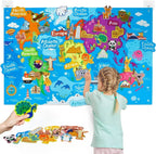 Tableaux Éducatifs en Feutrine  – Jeux Montessori